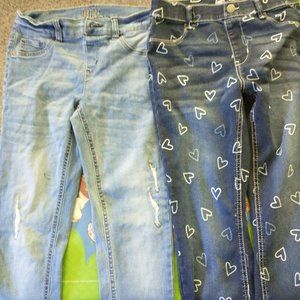 Justice (size14) and Wonder Nation (size XL 14/16) girls Jeggings Size